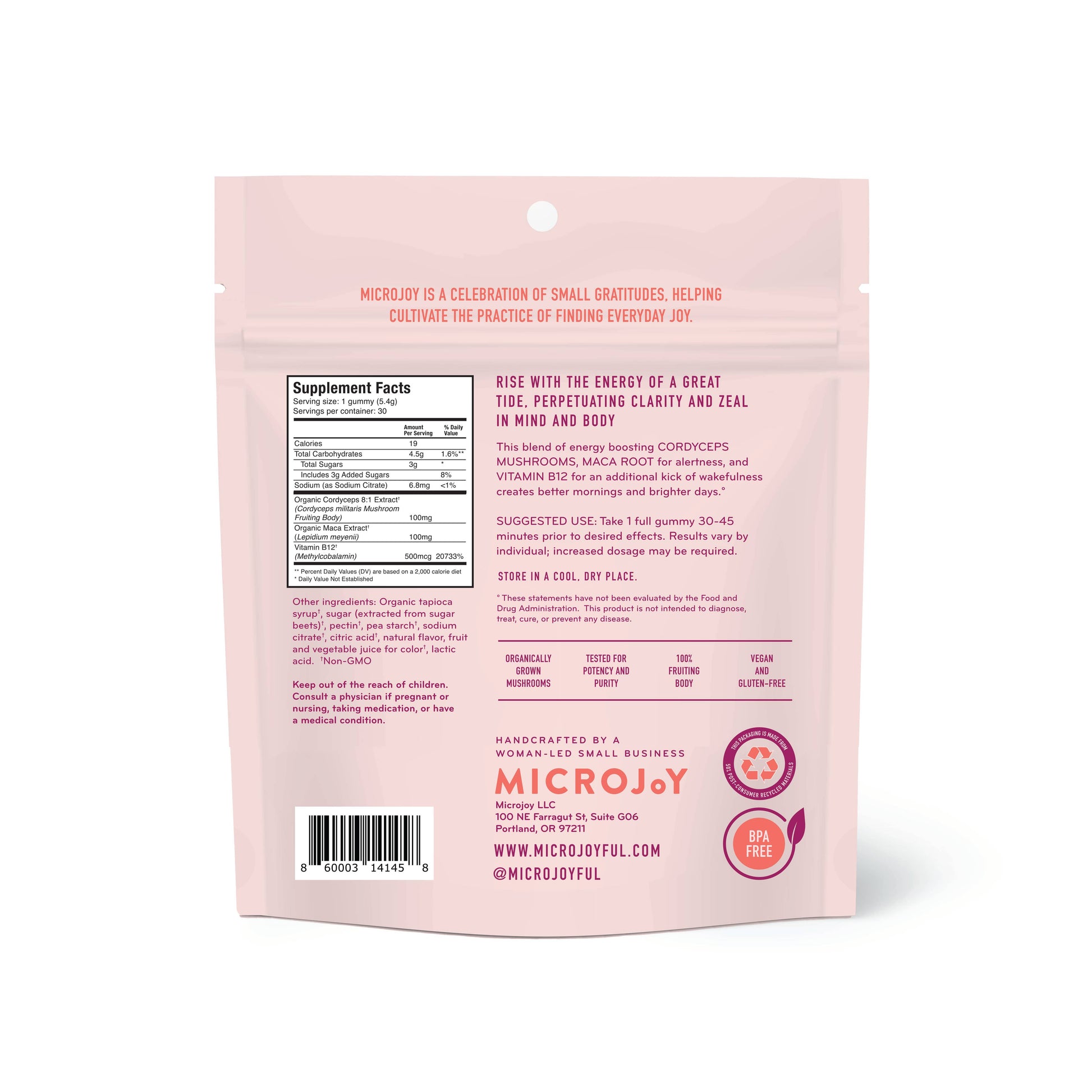 Motivate Mushroom Gummies / 30 Piece