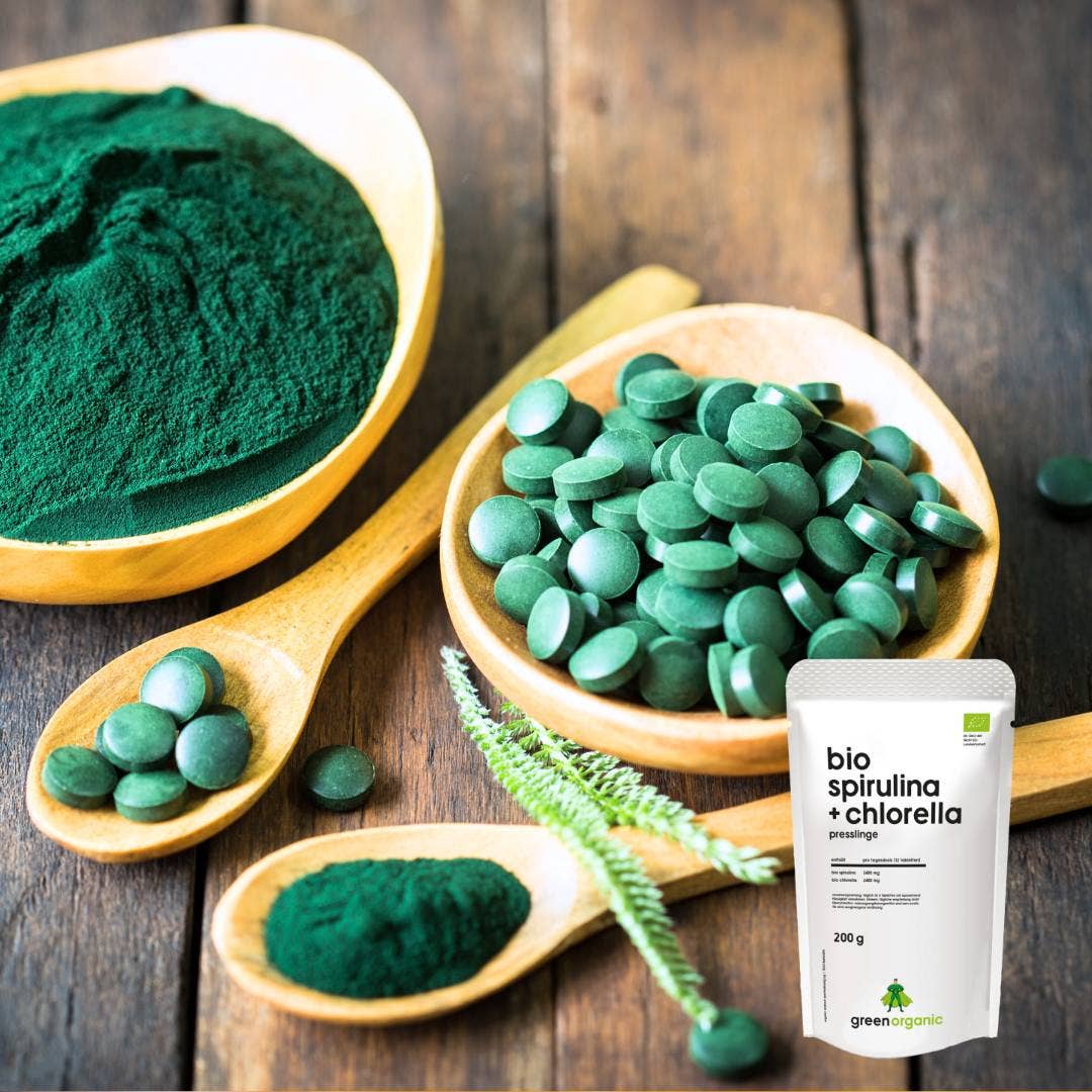 Organic Spirulina & Chlorella - 200 g
