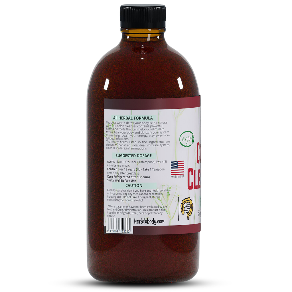 Colon Cleanser Bitter 16oz | Plant Based Digestive Bitter