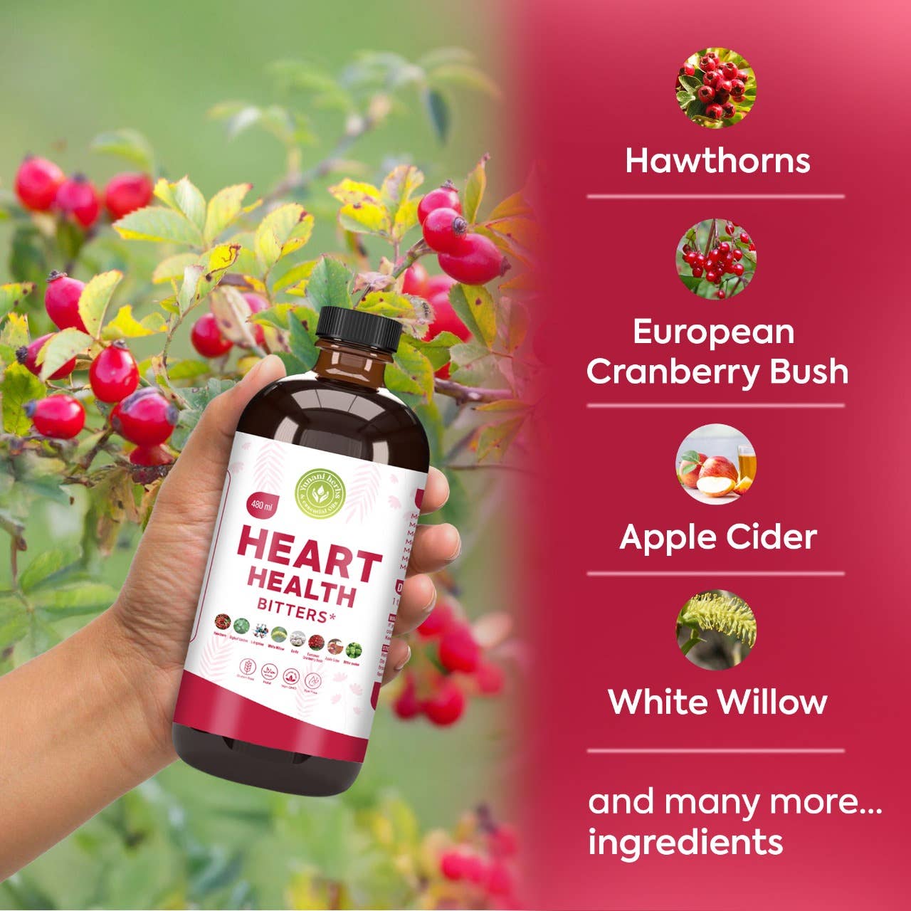 Heart Health living bitters 480mls