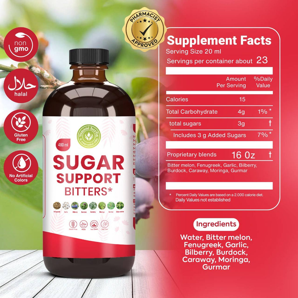 Sugar Support living bitters 480mls