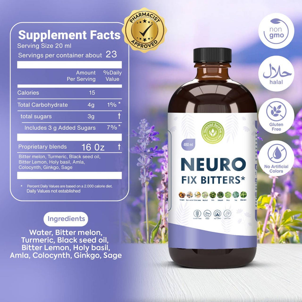 Neuro Fix living bitters 480mls