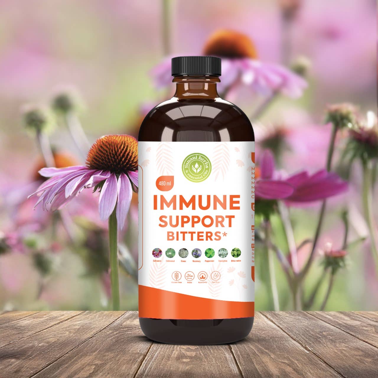 Immune Support living bitters 480mls