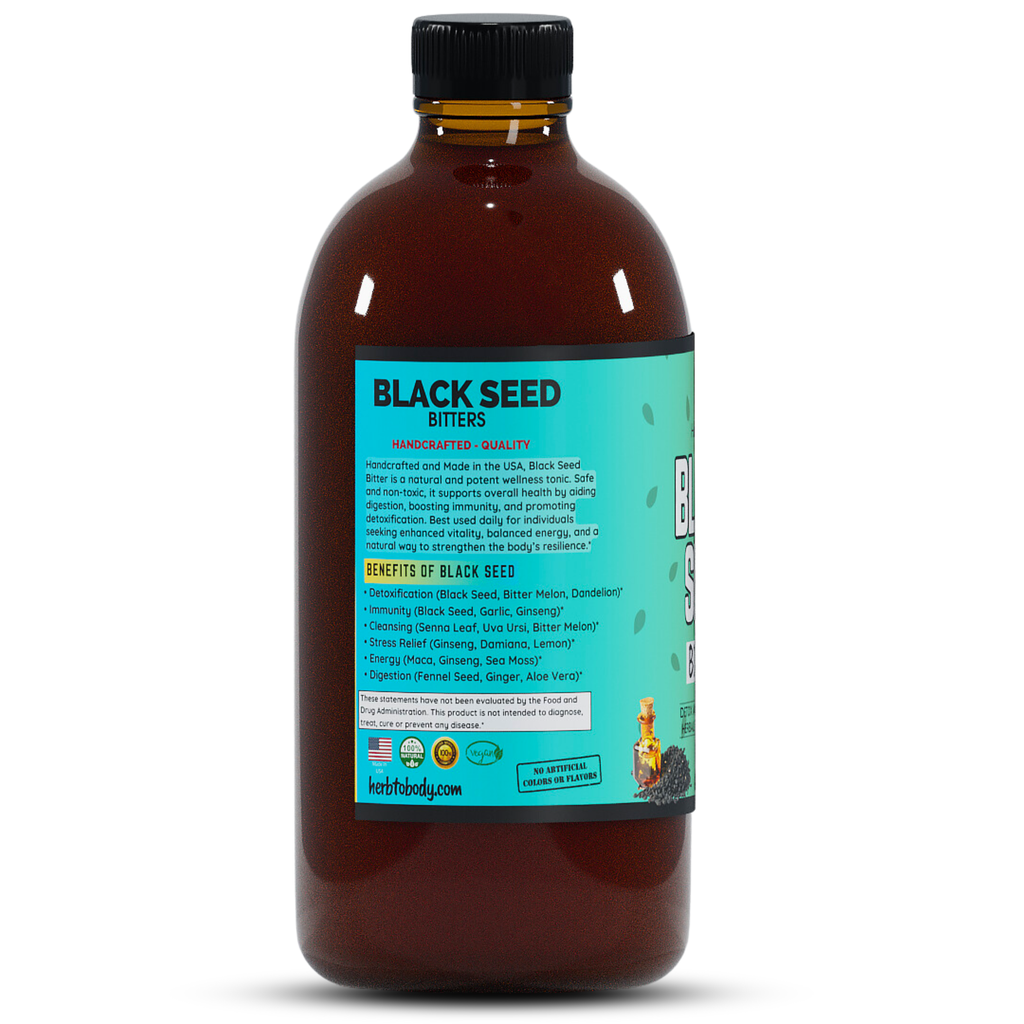 Black Seed Bitter 16oz | Digestive & Wellness Tonic