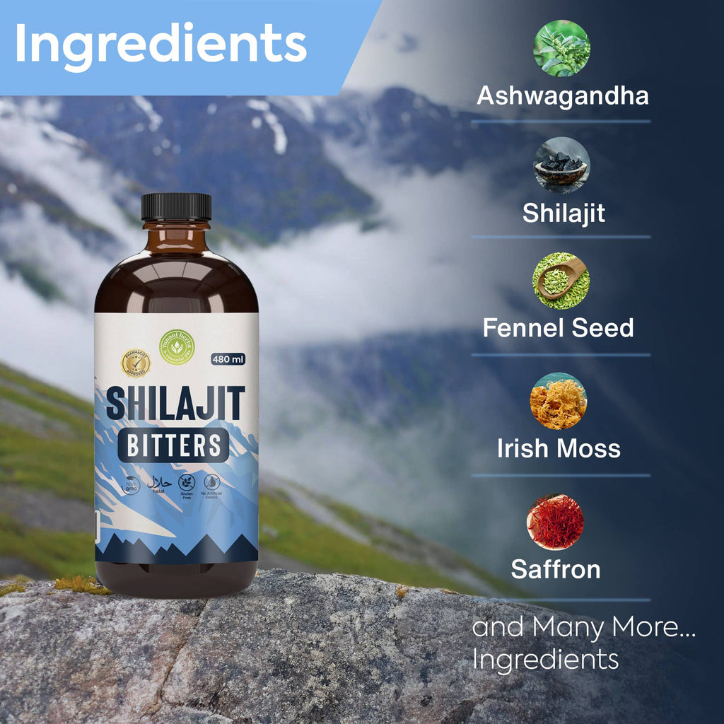Shilajit Living Bitters 480 mls