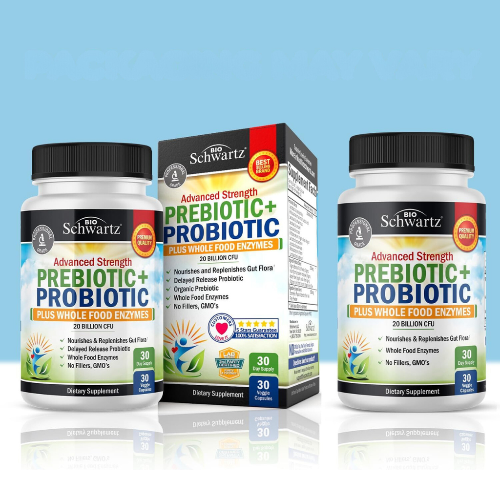 Prebiotic & Probiotic: Digestive Health Enzymes (30 cap)