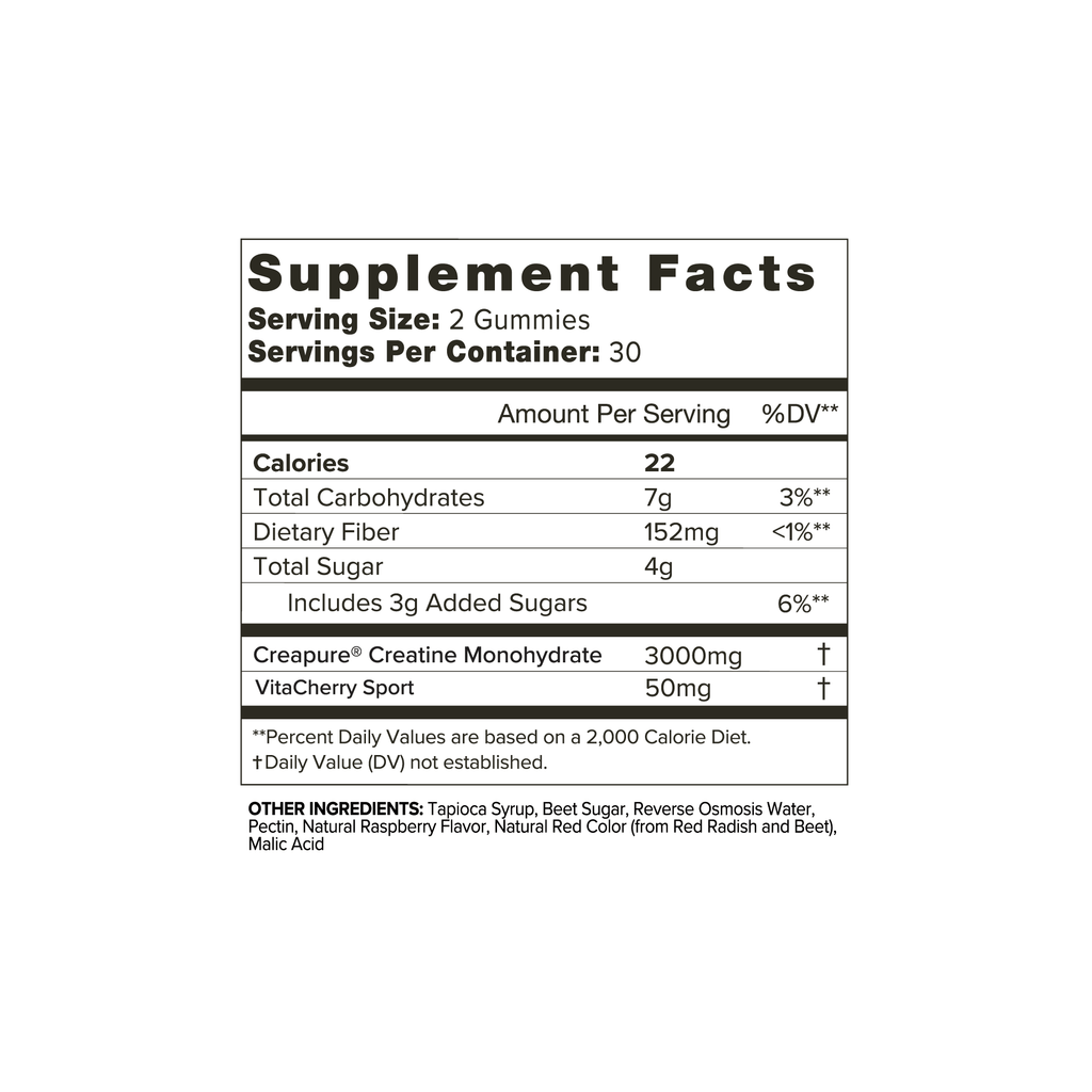 Creatine Cherry Chews