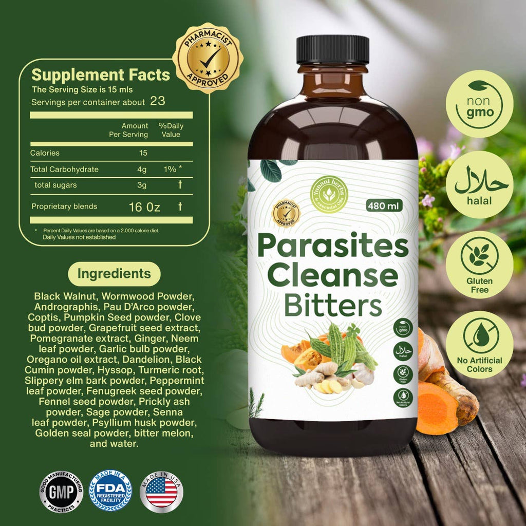 Parasite Cleanse Bitters 480 mls