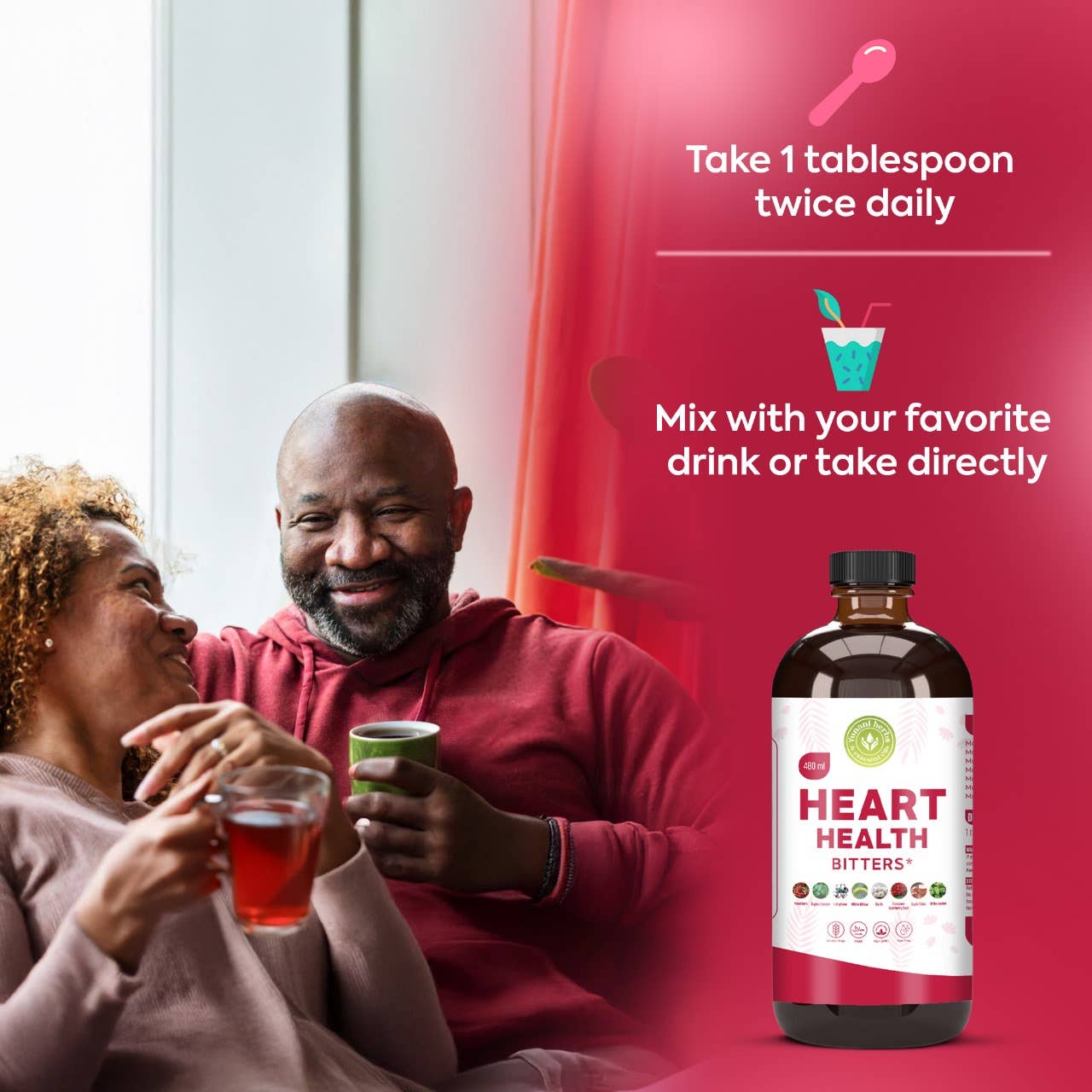 Heart Health living bitters 480mls