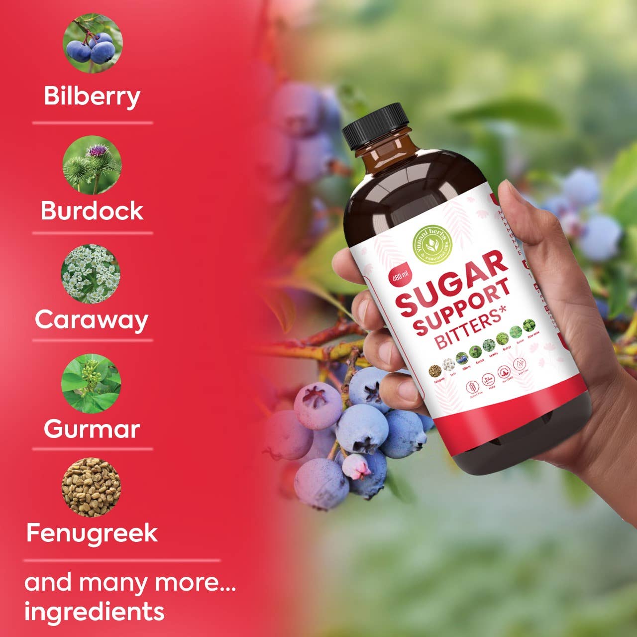 Sugar Support living bitters 480mls