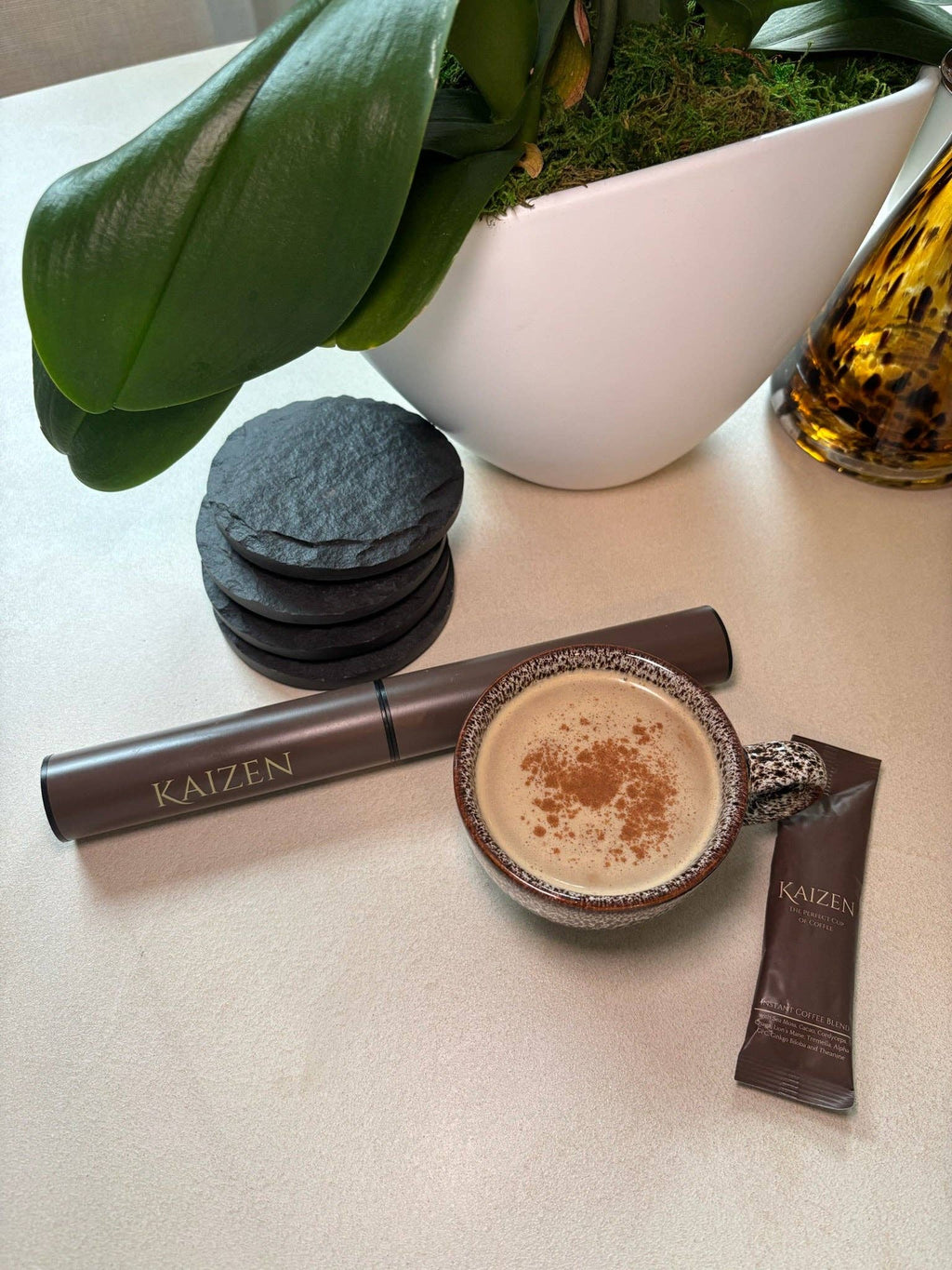 Kaizen Coffee - Premium Organic Coffee with Mushrooms, Nootropics, Sea Moss and Cacao: Stick Packs