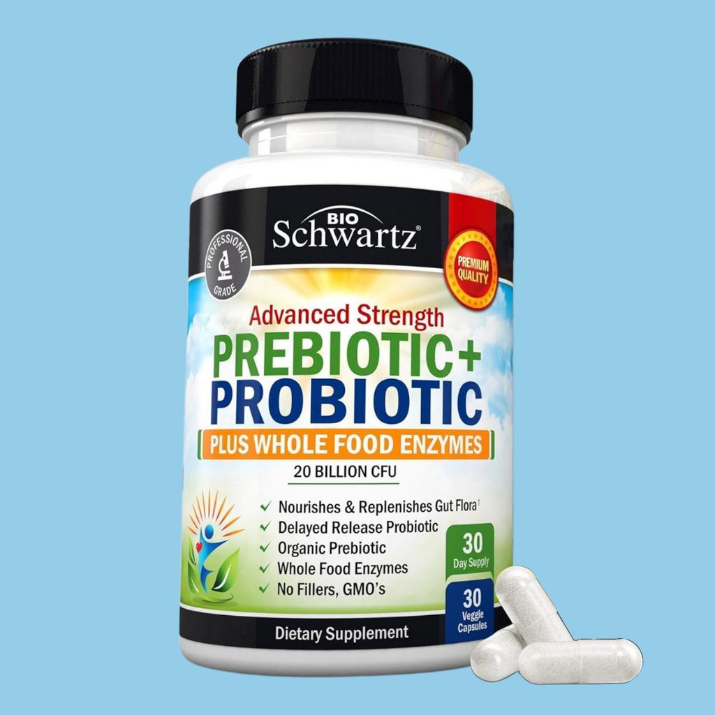 Prebiotic & Probiotic: Digestive Health Enzymes (30 cap)