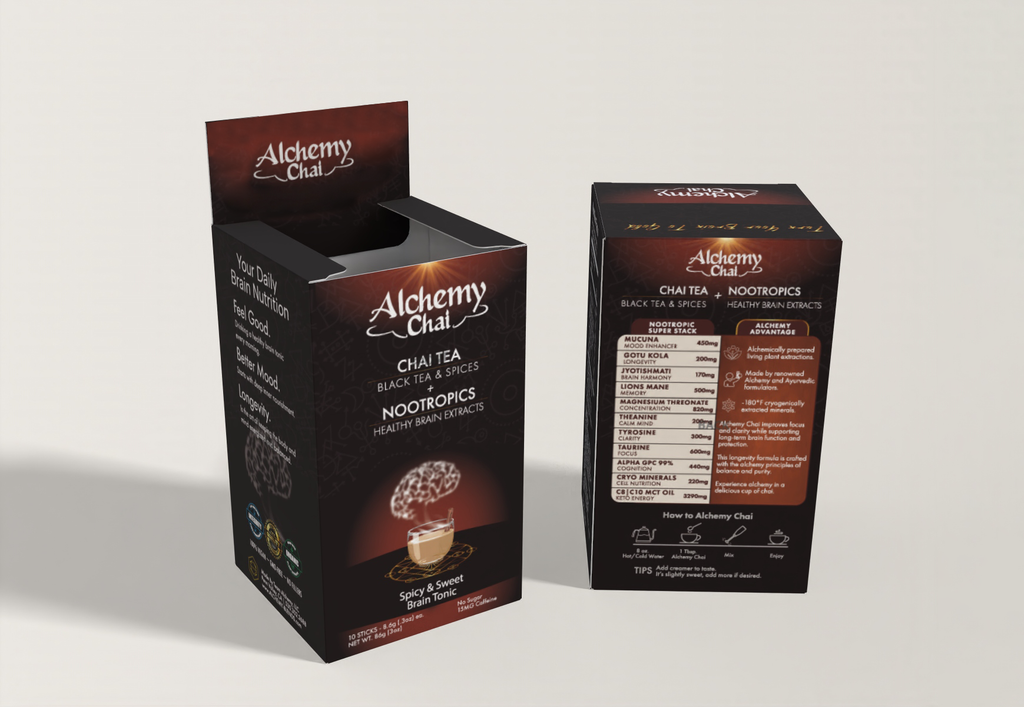 Alchemy Nootropic Stick Pack Boxes: Alchemy Blends